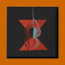 Red Hourglass Spider magnets