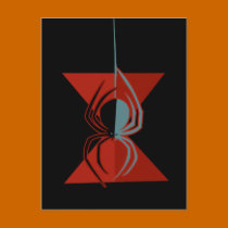 Red Hourglass Spider postcards