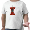 Red Hourglass Spider t-shirts