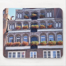 Red House in Luneburg flowers mousepads