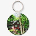 Red House on Hill keychain