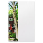 Red House on Hill Customized Stationery