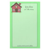 Red House Stationery by Customizables Red House Stationery