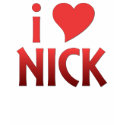 Red I Heart Nick Tank Top t-shirts by angela65 Red I Heart Nick Tank Top t-shirts