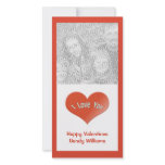 red  i love you heart photo cards