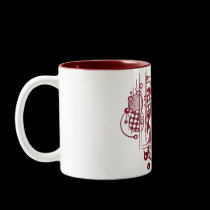 red illustration Mug by webunicorn red illustration Mug