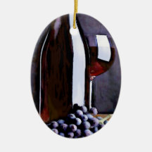 Red in the Shadows Ornament