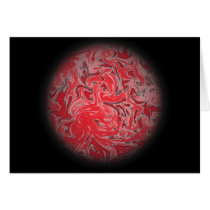 Red Ink Globe cards