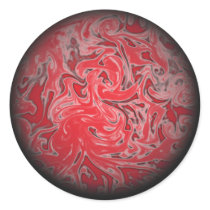 Red Ink Globe stickers by ciararachel Red Ink Globe stickers