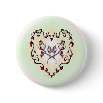 Red Ink Heart Pin buttons