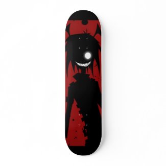 Red insane skateboard