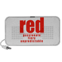 RED iPod SPEAKER