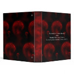 Red Iris Gothic Photo Album Vinyl Binder