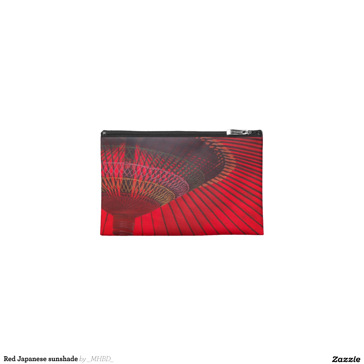 Red Japanese sunshade Travel Accessories Bags Zazzle