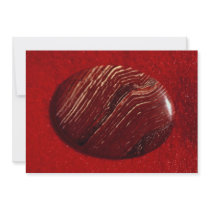 Red Jasper Cabochon stone Custom Invite