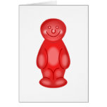 Red Jelly Baby Card