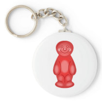 Red Jelly Baby Key Chains