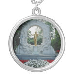 Red Johann Strauss Memorial, Stadtpark, Vienna, Au Personalized Necklace