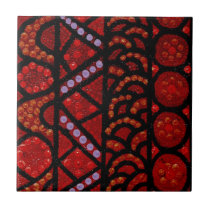 Red Journey Dreaming Tile