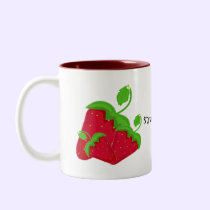 Red Juicy Strawberries mugs