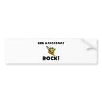 Red Kangaroos Rock bumper stickers