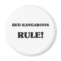 Red Kangaroos Rule magnets