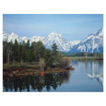 Red Kayak, Grand Teton National Park, USA flyers