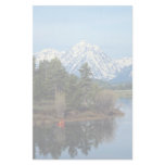Red Kayak, Grand Teton National Park, USA Stationery Design