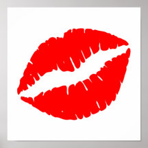 Red Kiss Print