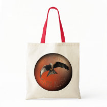 Red Kite Bird of Prey Tote Bags