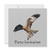 Red Kite Party Invitation