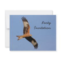 Red Kite Party Invitation