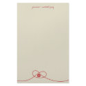 Red Knot Double Happiness Grey Wedding Stationery stationery
