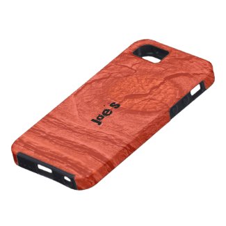 Red Knotty Wood iPhone 5 Covers
