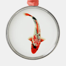 Red Koi Fish Christmas Ornament