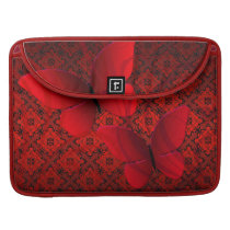 Red Lace Butterfly Dreams 15' Macbook Sleeve Sleeve For MacBook Pro