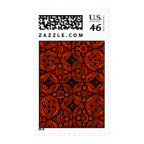 red lace postage by VioDeSign red lace postage