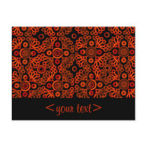 red lace postcards by VioDeSign red lace postcards