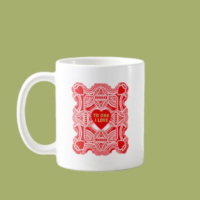 Red Lace Valentine Mug Zazzle_mug Red Lace Valentine Mug Zazzle_mug
