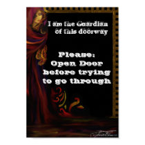 Red Lady2 Personalised Door Poster posters by Flynn_the_Cat Red Lady2 Personalised Door Poster posters