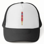 Red Lady Pen Cartoon Mesh Hat