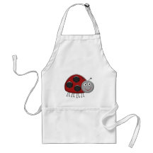 Red Ladybug Apron
