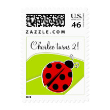 Red Ladybug Customized Postage