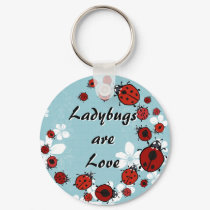 Red Ladybug Keychain by Customizables Red Ladybug Keychain