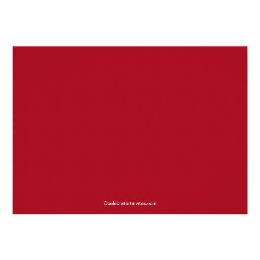Red Ladybug Photo Birthday Invitation