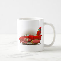 Red Land Speed Car Mugs mugs