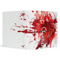 Red lantern Corps Collage Vinyl Binders