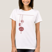 Red Lanterns Tee (front and back) t-shirts by litabug Red Lanterns Tee (front and back) t-shirts