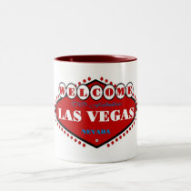RED Las Vegas Sign Mug