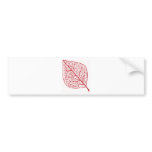Red Leaf Destined Bumper Stickers
